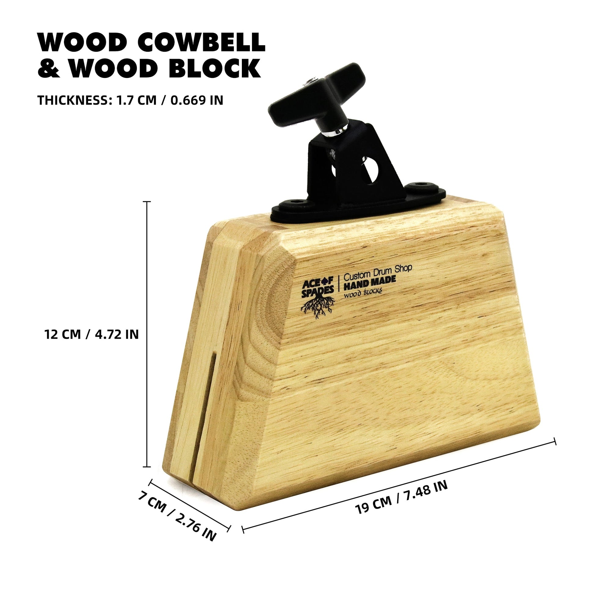 Beatello - wood cowbell & wood block My Store