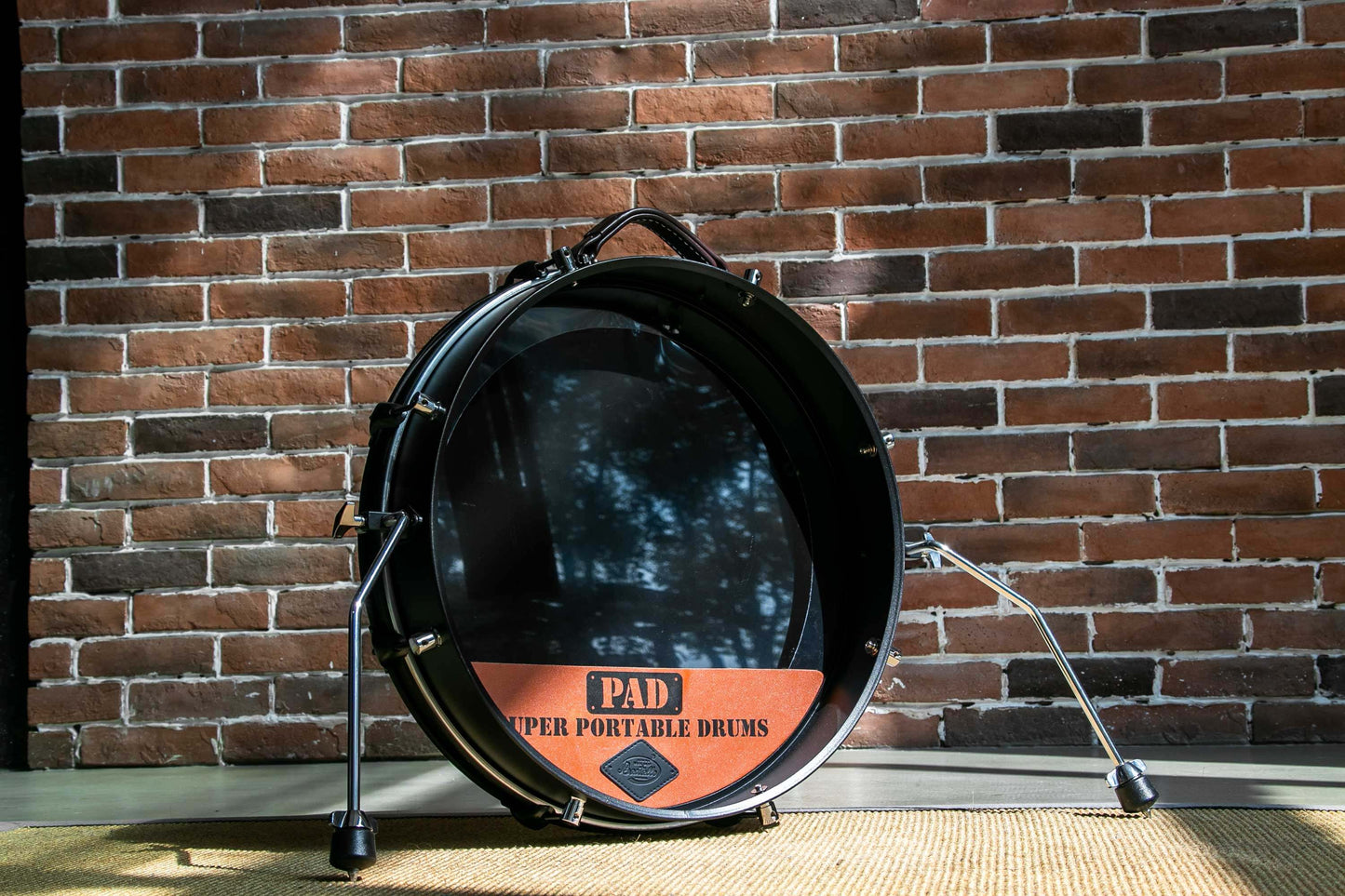 20" Bass Busking Compact Pancake Nesting Travel Drum Kit