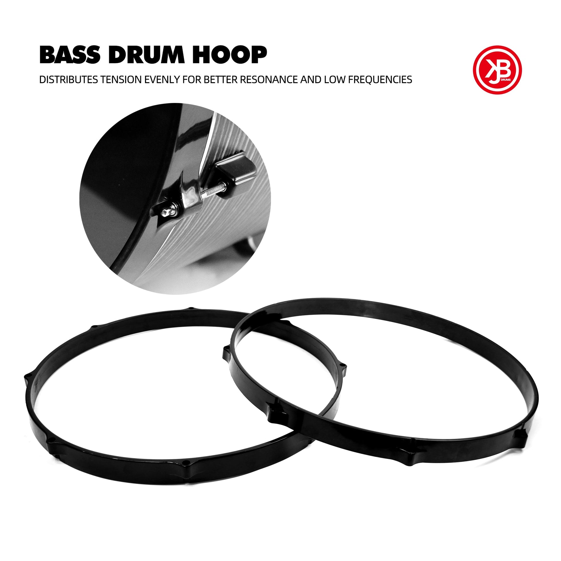 8-Lug Snare Drum Hoop - 22 inch Beatello