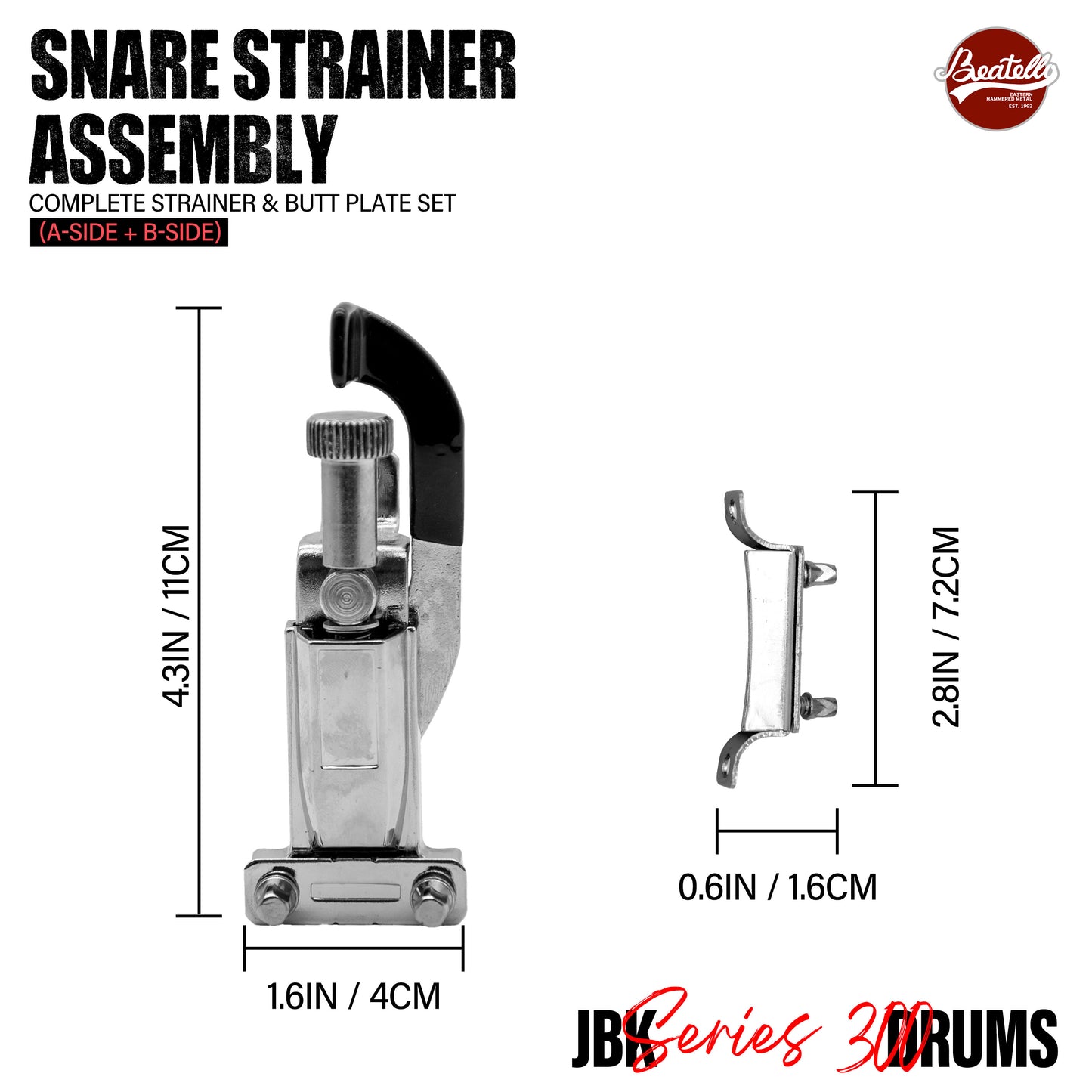 Bearello Snare Drum Throw Off Assembly