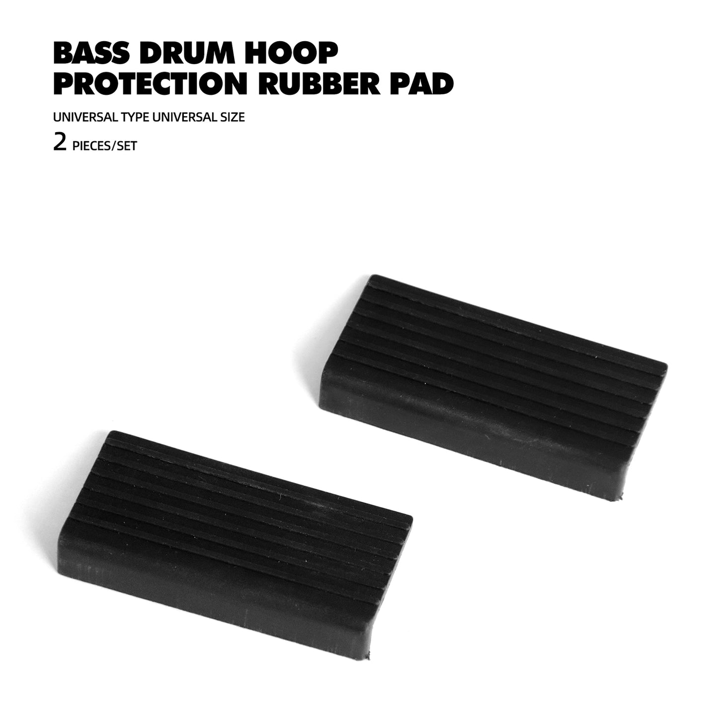 Protector de aro para bombo de 2 piezas