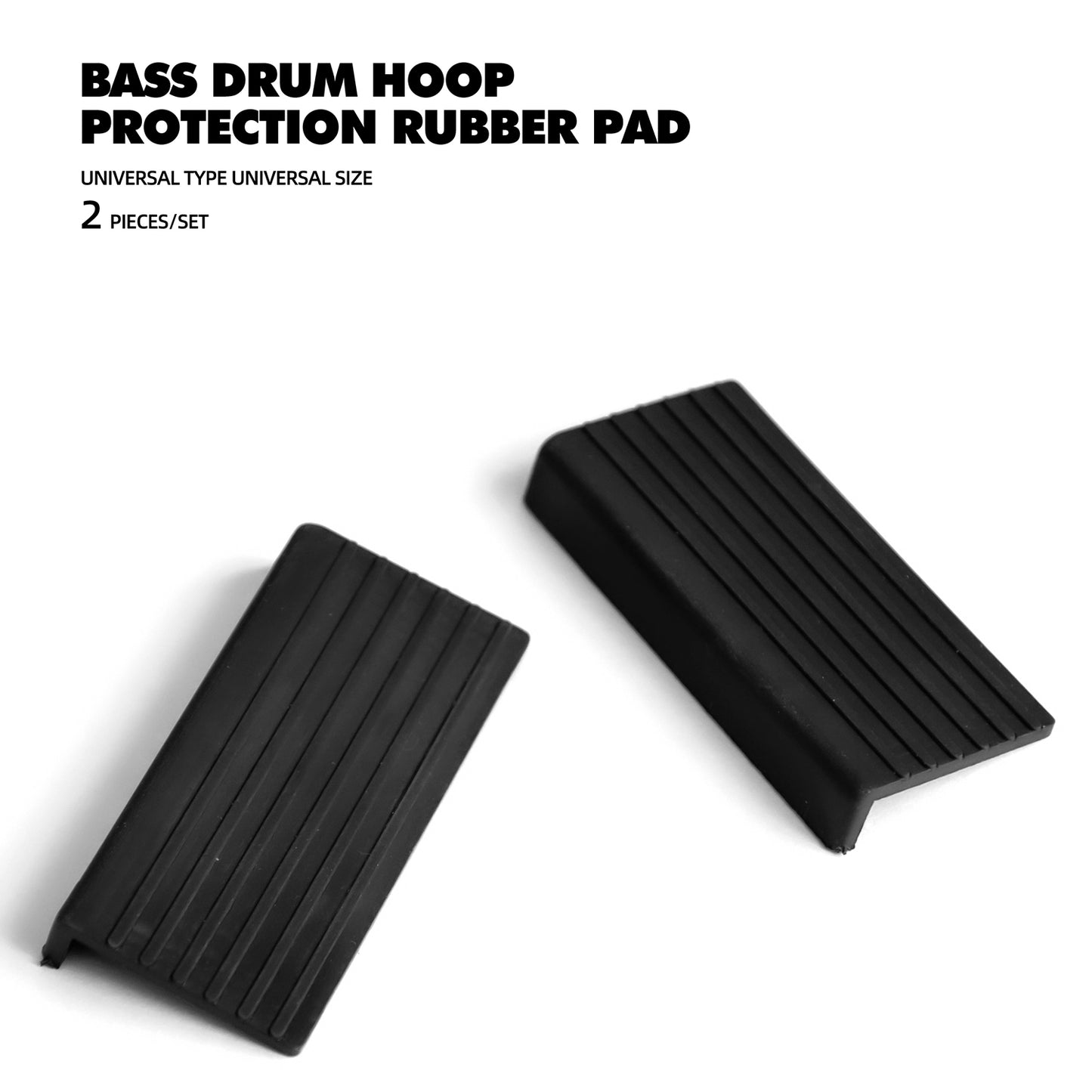 Protector de aro para bombo de 2 piezas