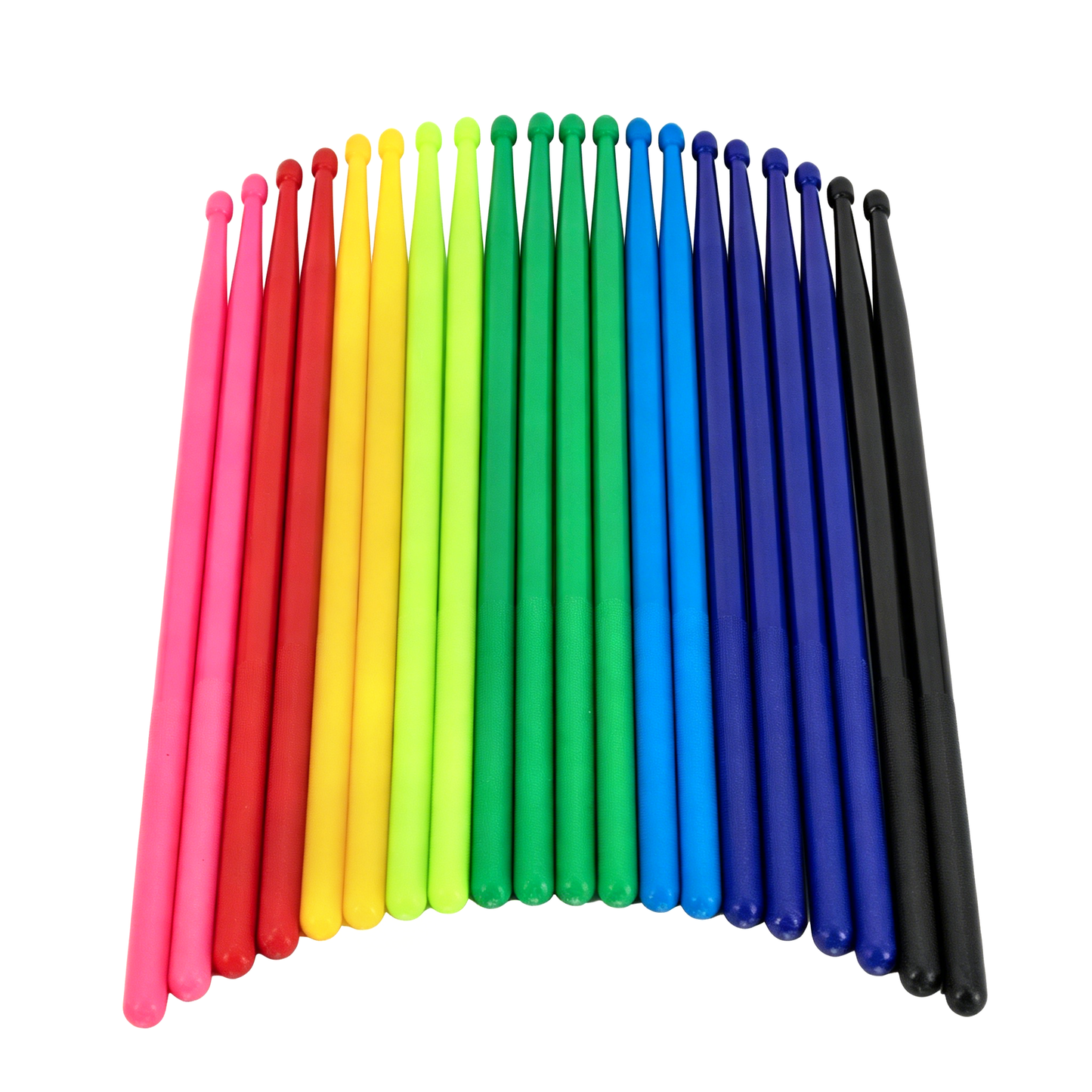 Beatello Nylon resin 5A universal drumsticks (10 pairs) in random colors