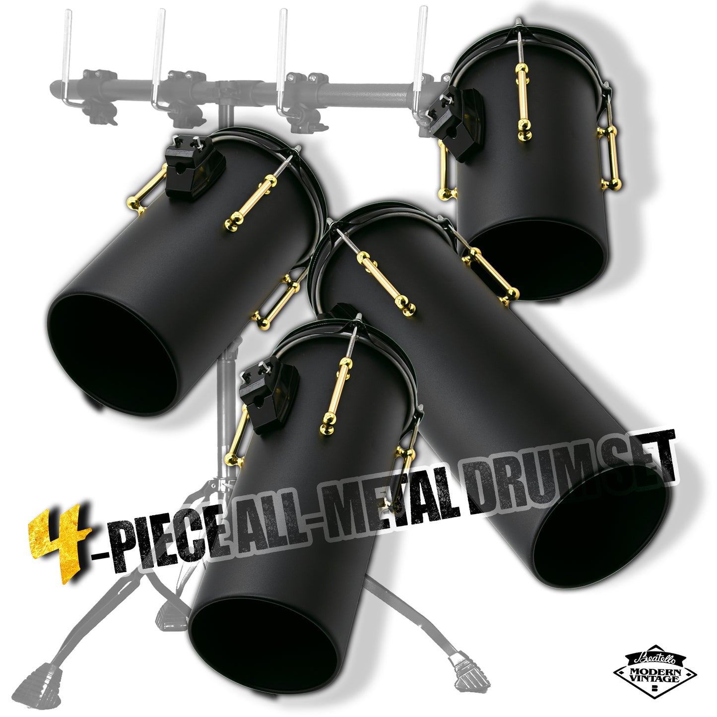 Beatello Carbon Steel Octabons Drum With Hardware