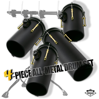 Beatello Carbon Steel Octabons Drum With Hardware