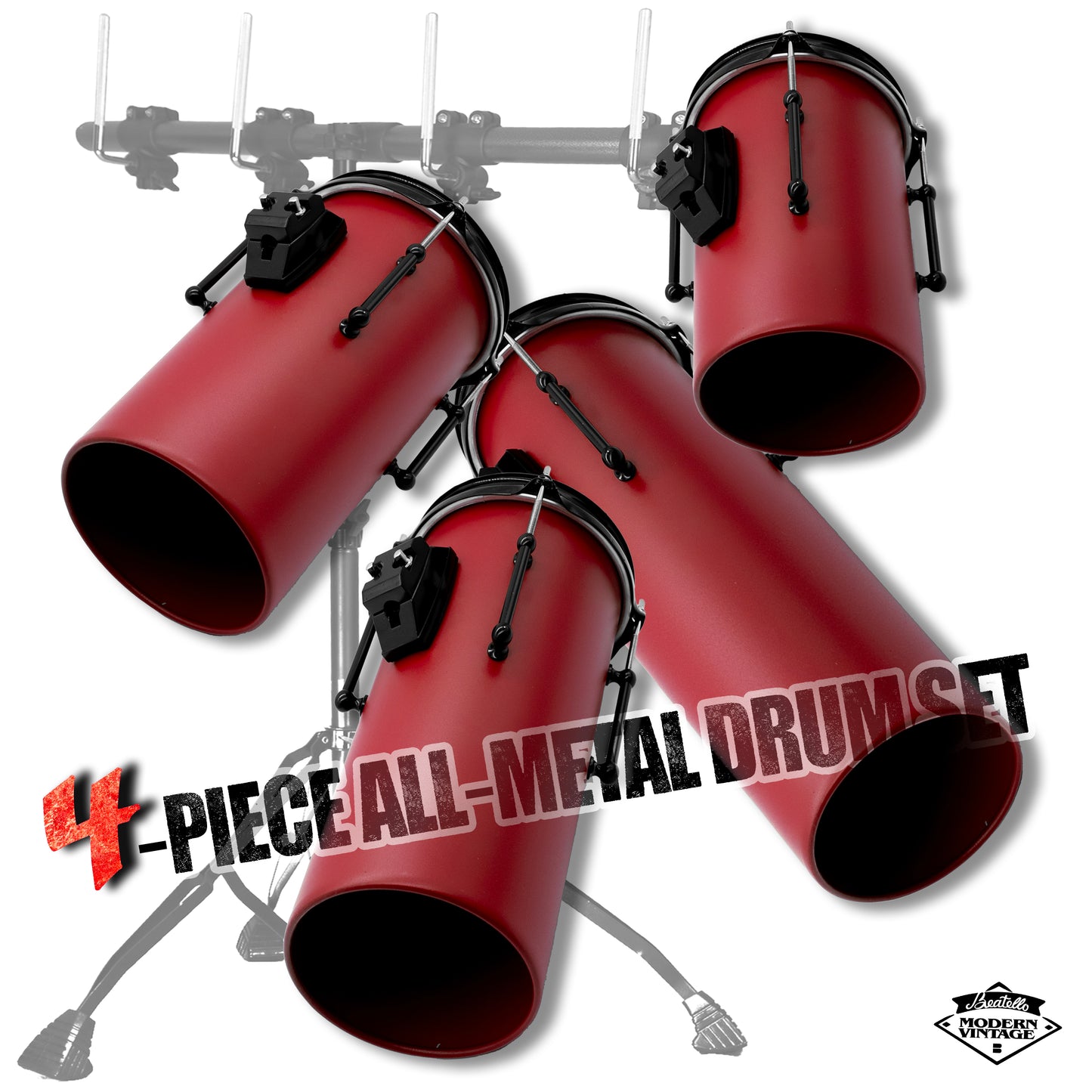 Beatello Carbon Steel Octabons Drum With Hardware