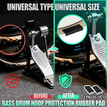 2 Psc Bass Drum Hoop Guard