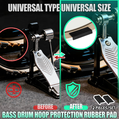 2 Psc Bass Drum Hoop Guard