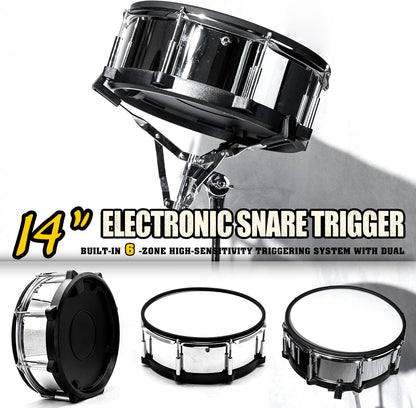 14" Electronic Digital Snare Drum