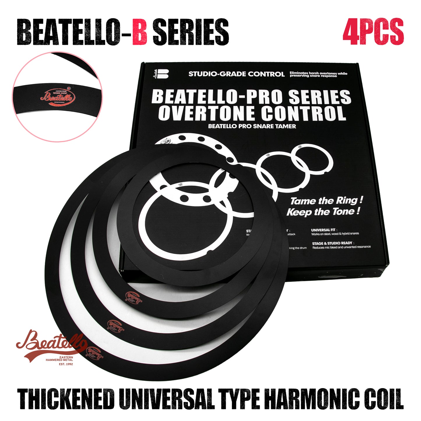 Beatello 4Pcs Pro Muffling