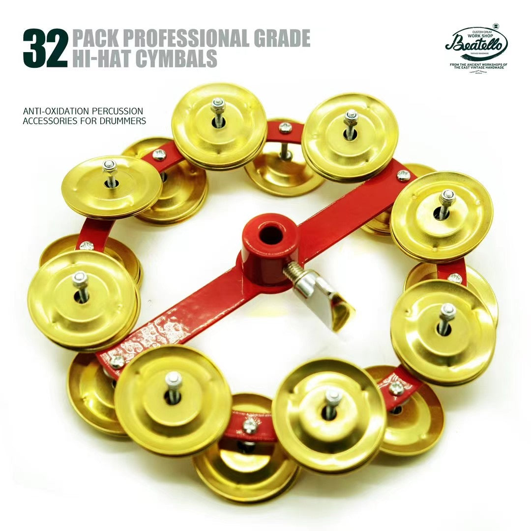 32-pack Professional Grade Hi-hat Cymbals