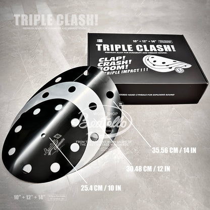 3 PCs Stacked Cymbals Beatello workshop