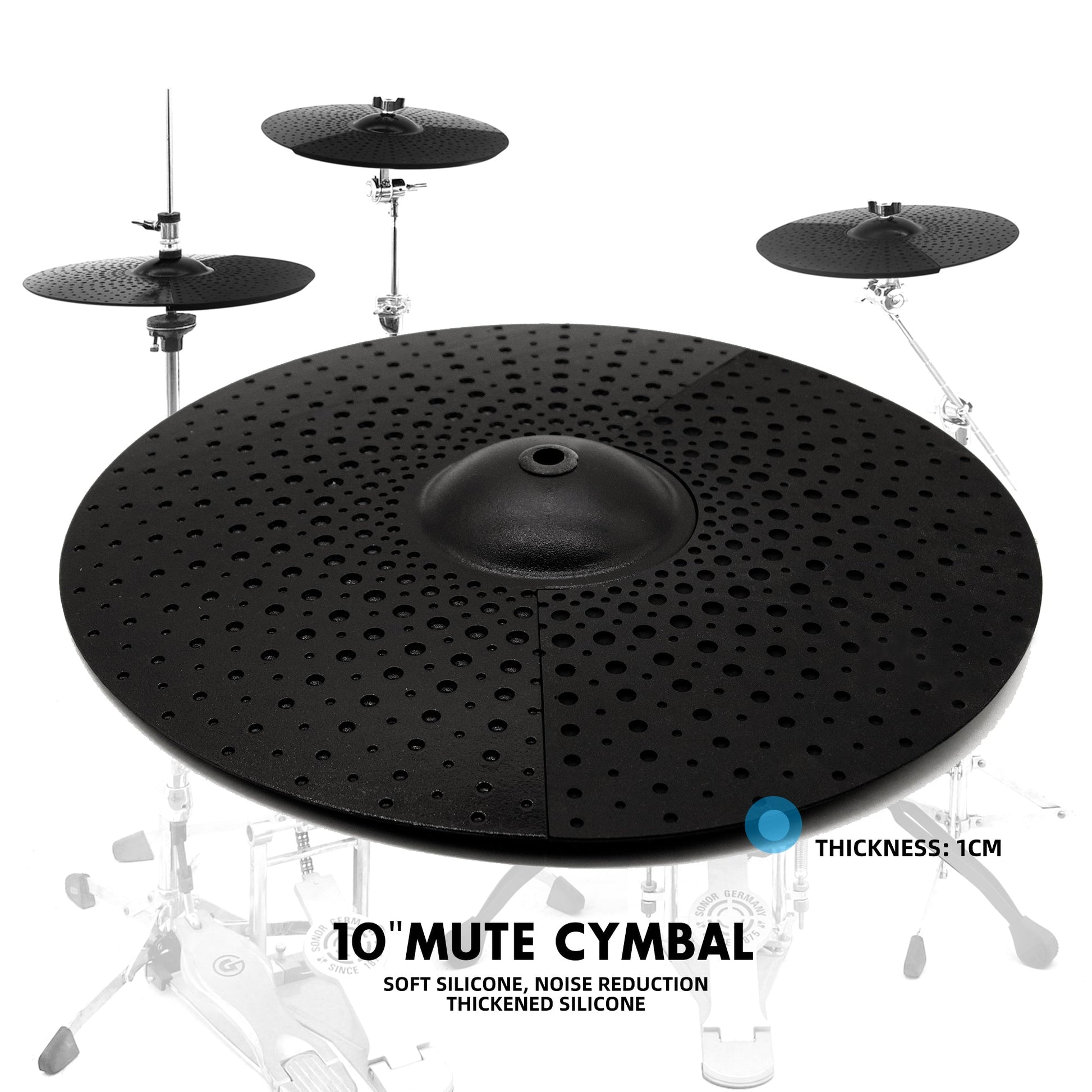 JBK DRUMS 1+1 Practice & Mute Drum Set – Quiet Drumming Anywhere My Store