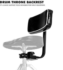 Universal Drum Throne Backrest – Adjustable & Removable