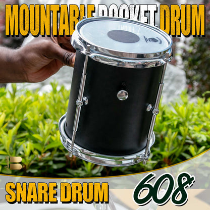 Beatello Black Panther Series 6" x 8" Snare | Hi-Hat Mountable Special Effect Drum