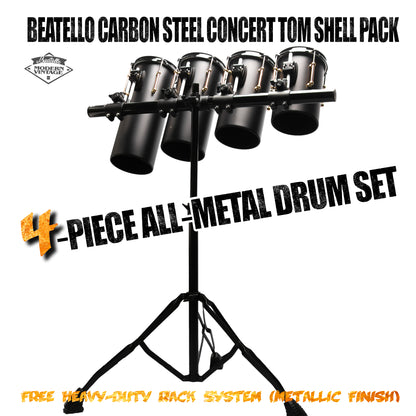 Beatello Carbon Steel Octabons Drum With Hardware