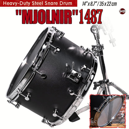1487 Thunder Hammer Sub-Bass Polished Steel Military Drum