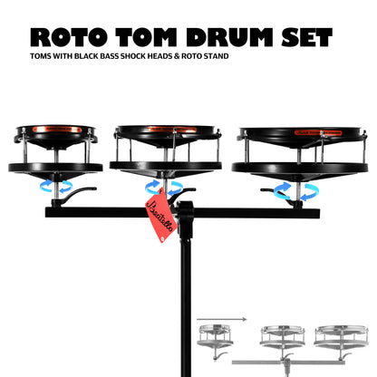 Beatello-Drums Roto Tom Drum Set （Upgraded version）