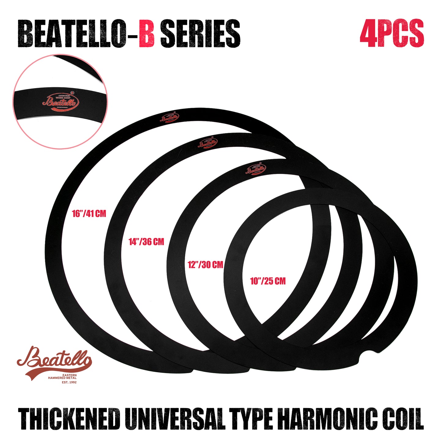 Beatello 4Pcs Pro Muffling