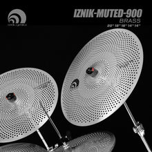 IZNiK-muted-900 BRASS Low Volume Cymbal Set
