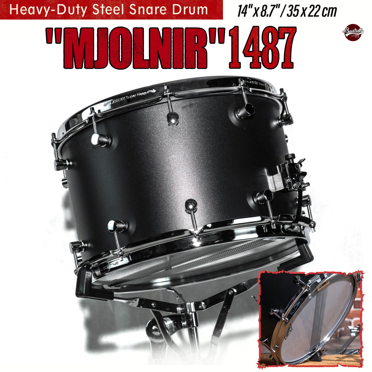 Mjolnir 1487 Snare Drum