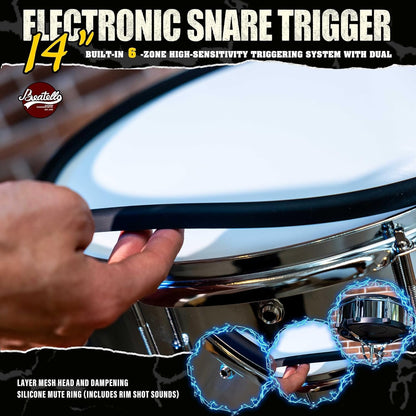 14" Electronic Digital Snare Drum