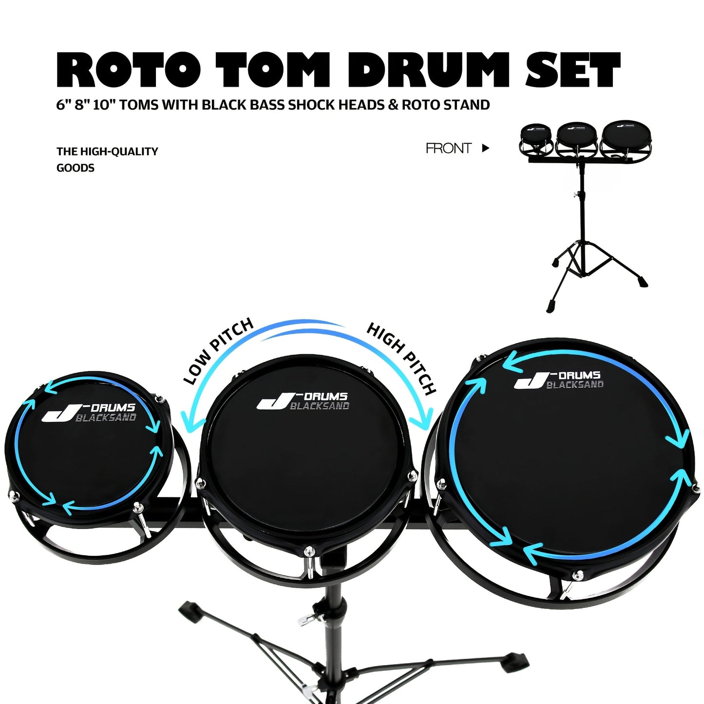 Beatello-JBK Drums Roto Tom Drum Set Beatello workshop