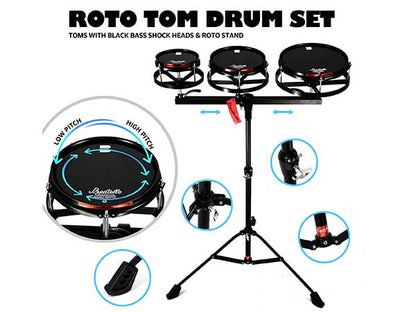 Beatello-Drums Roto Tom Drum Set （Upgraded version）