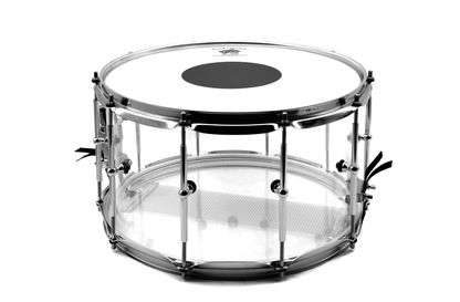 Beatello 1408 (14" x 8") "Crystal" Acrylic Snare Drum