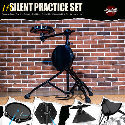 Tunable Drum Practice Pad Set