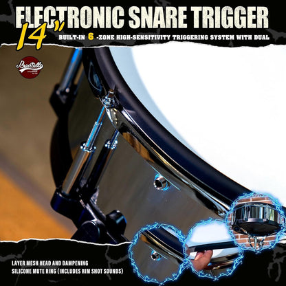 14" Electronic Digital Snare Drum