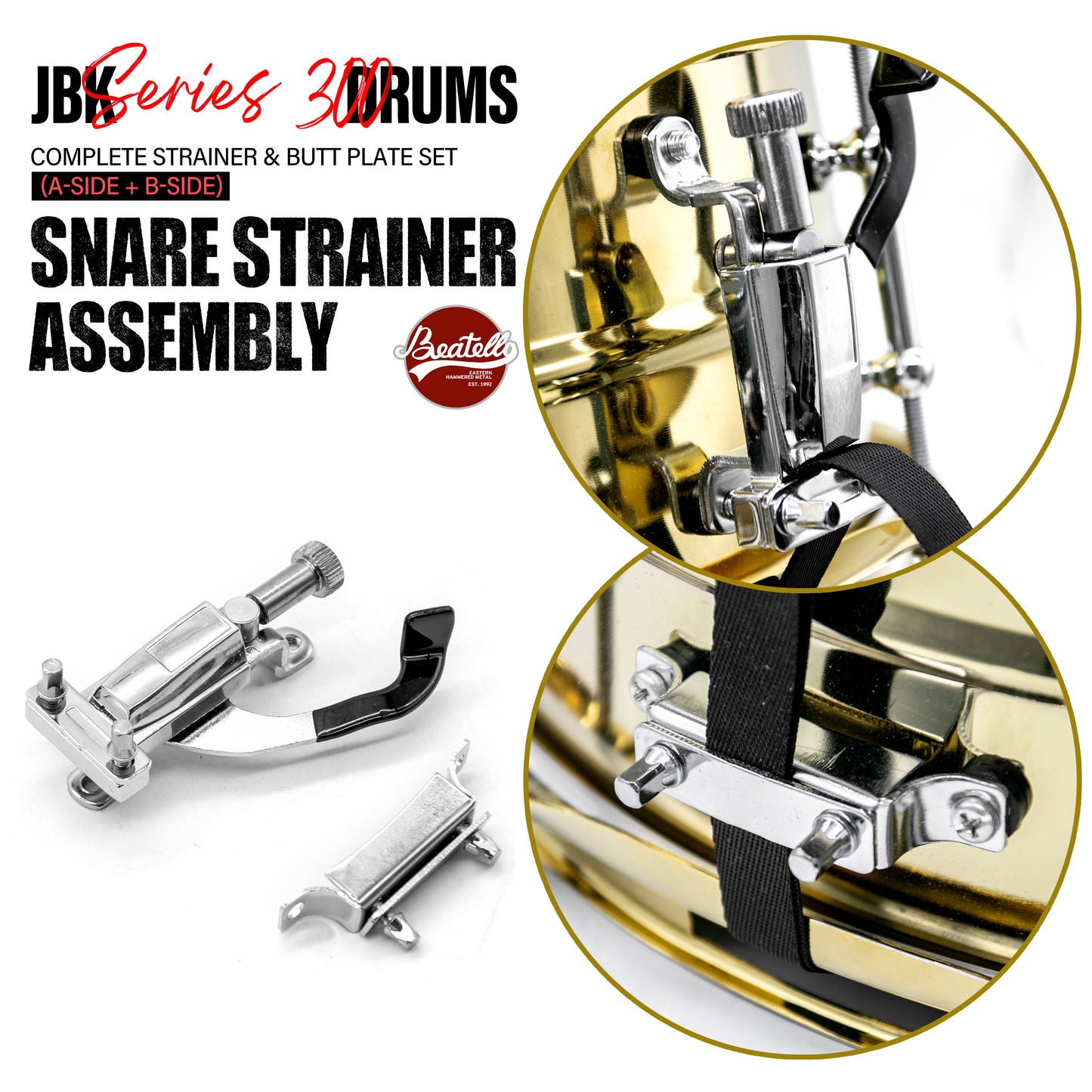 Bearello Snare Drum Throw Off Assembly