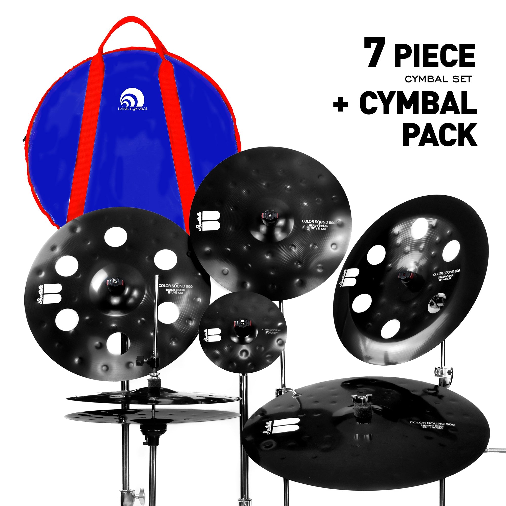 The Black Devil 900 Series-7PCS Cymbal Set Beatello
