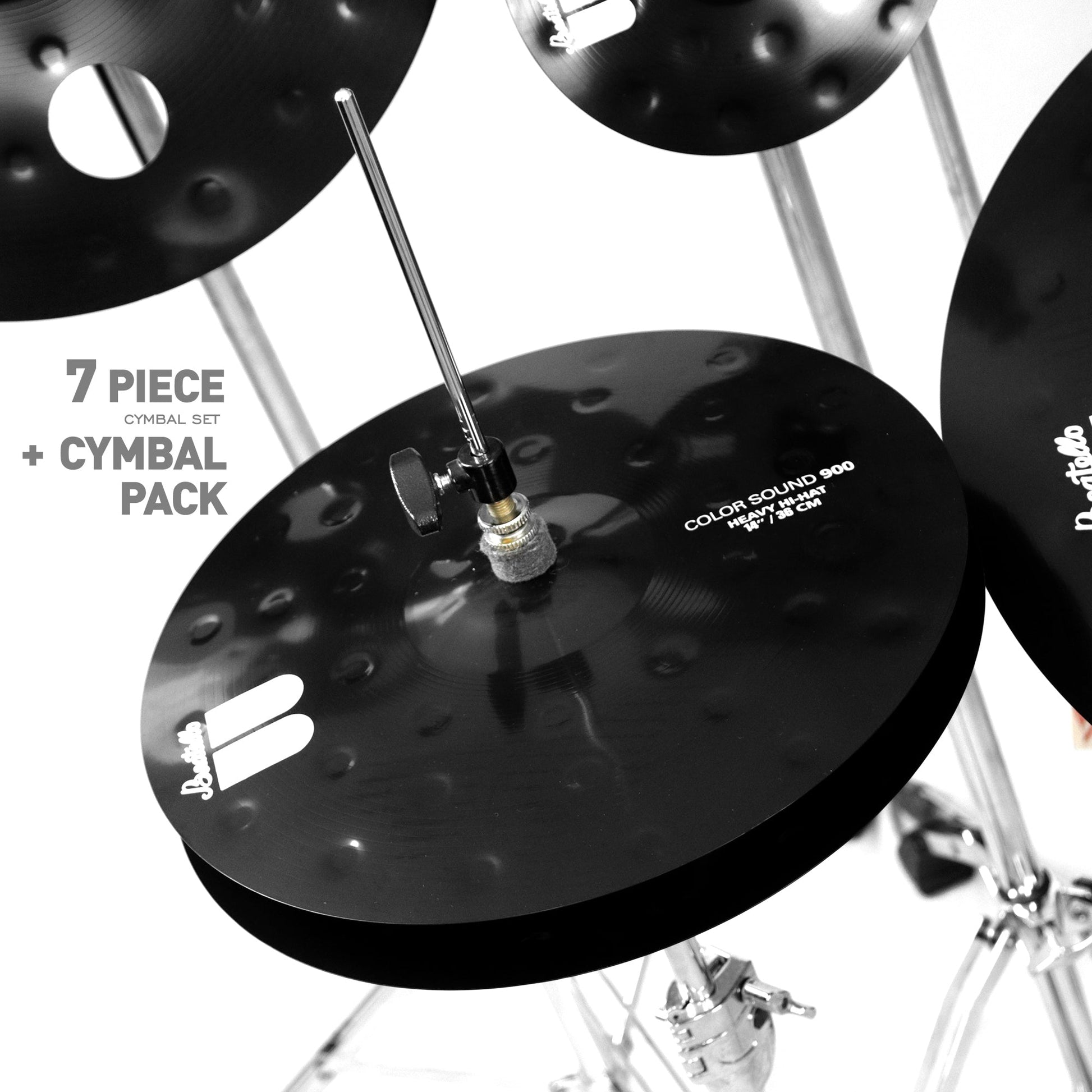 The Black Devil 900 Series-7PCS Cymbal Set Beatello
