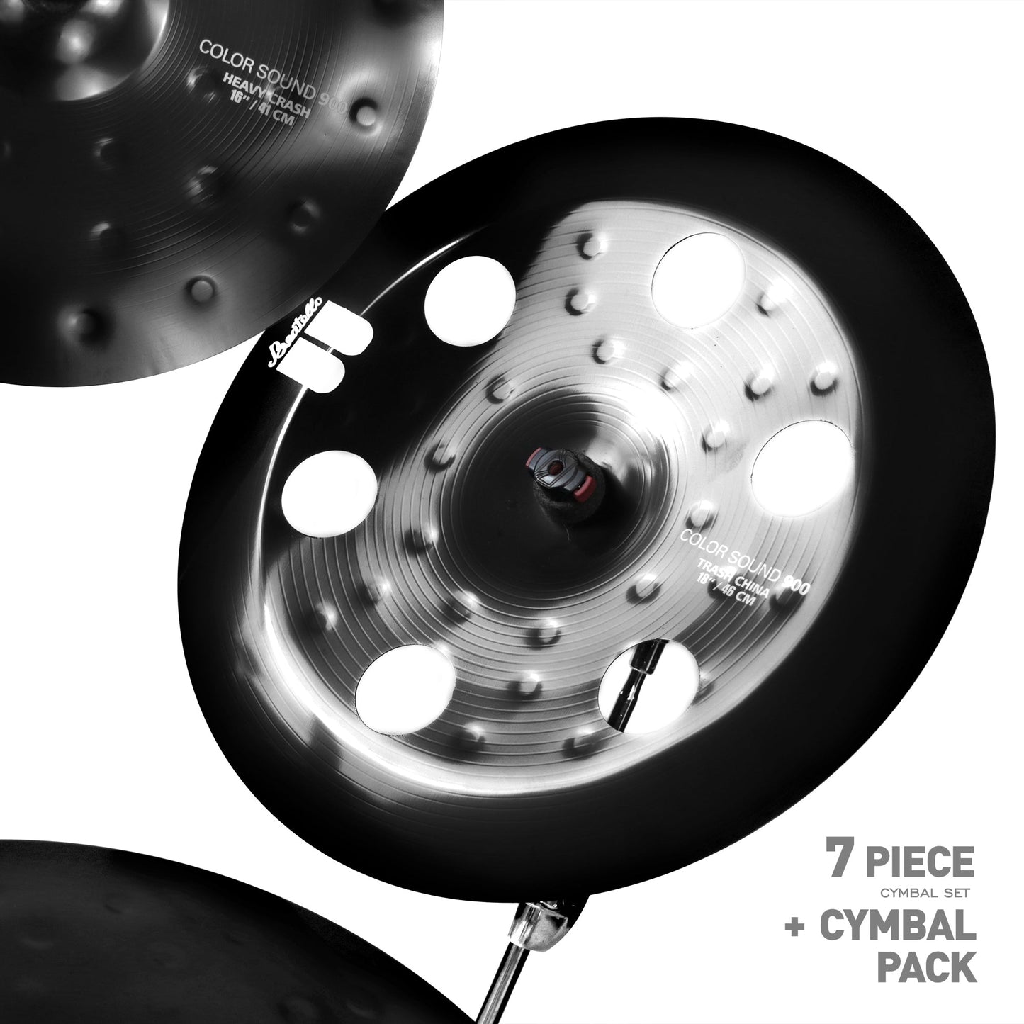 The Black Devil 900 Series-7PCS Cymbal Set Beatello