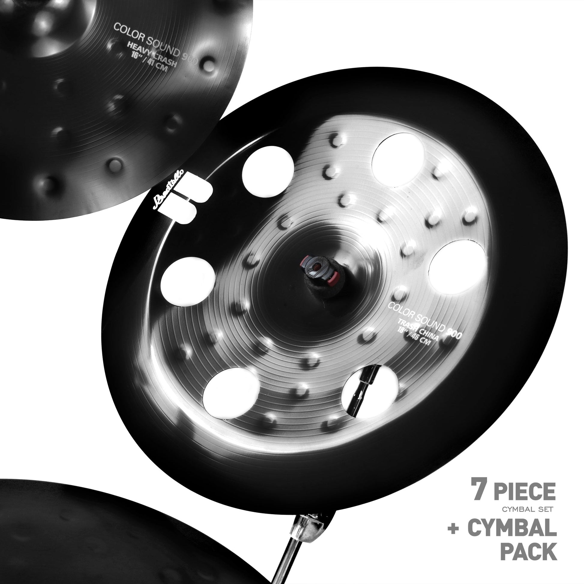 The Black Devil 900 Series-7PCS Cymbal Set Beatello