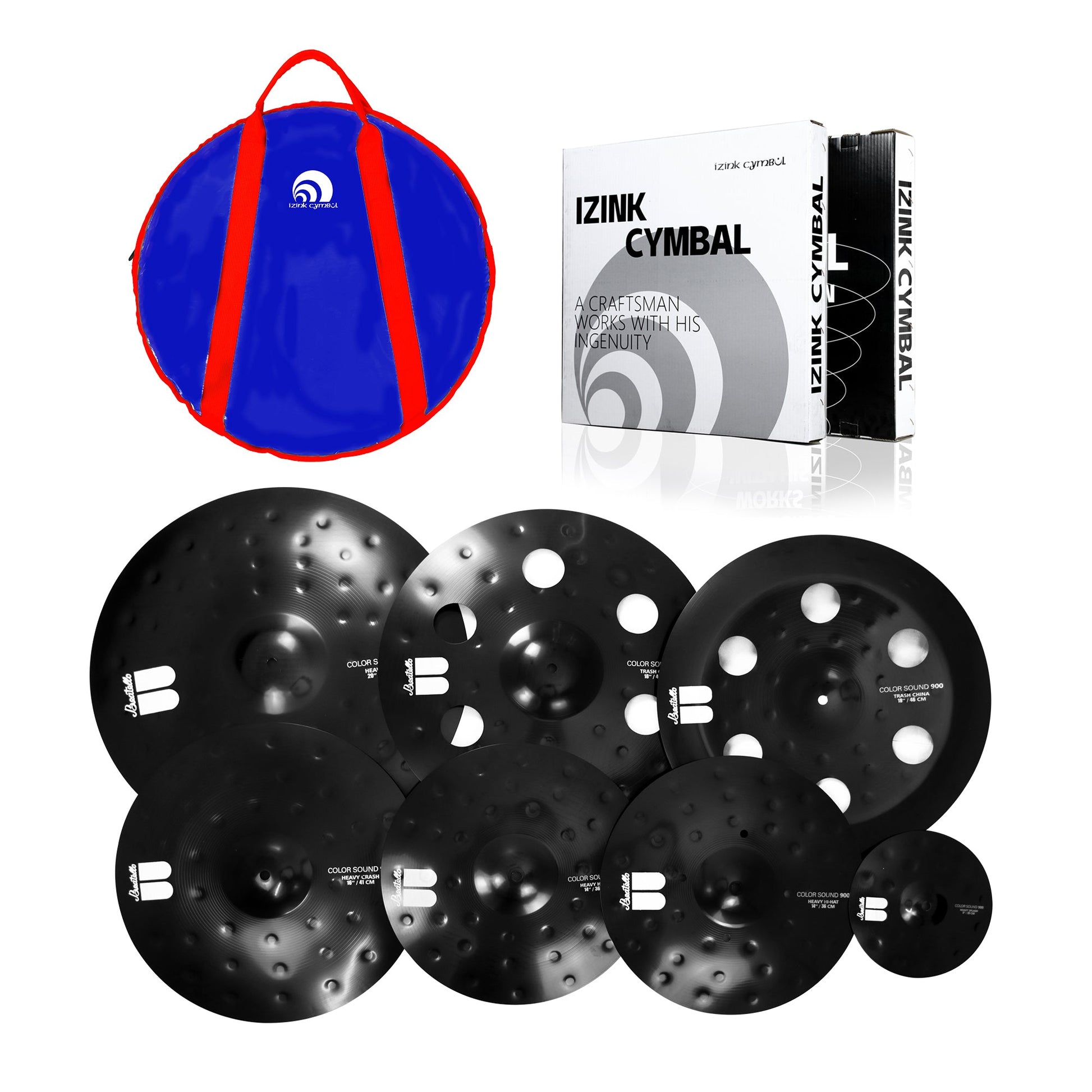 The Black Devil 900 Series-7PCS Cymbal Set Beatello