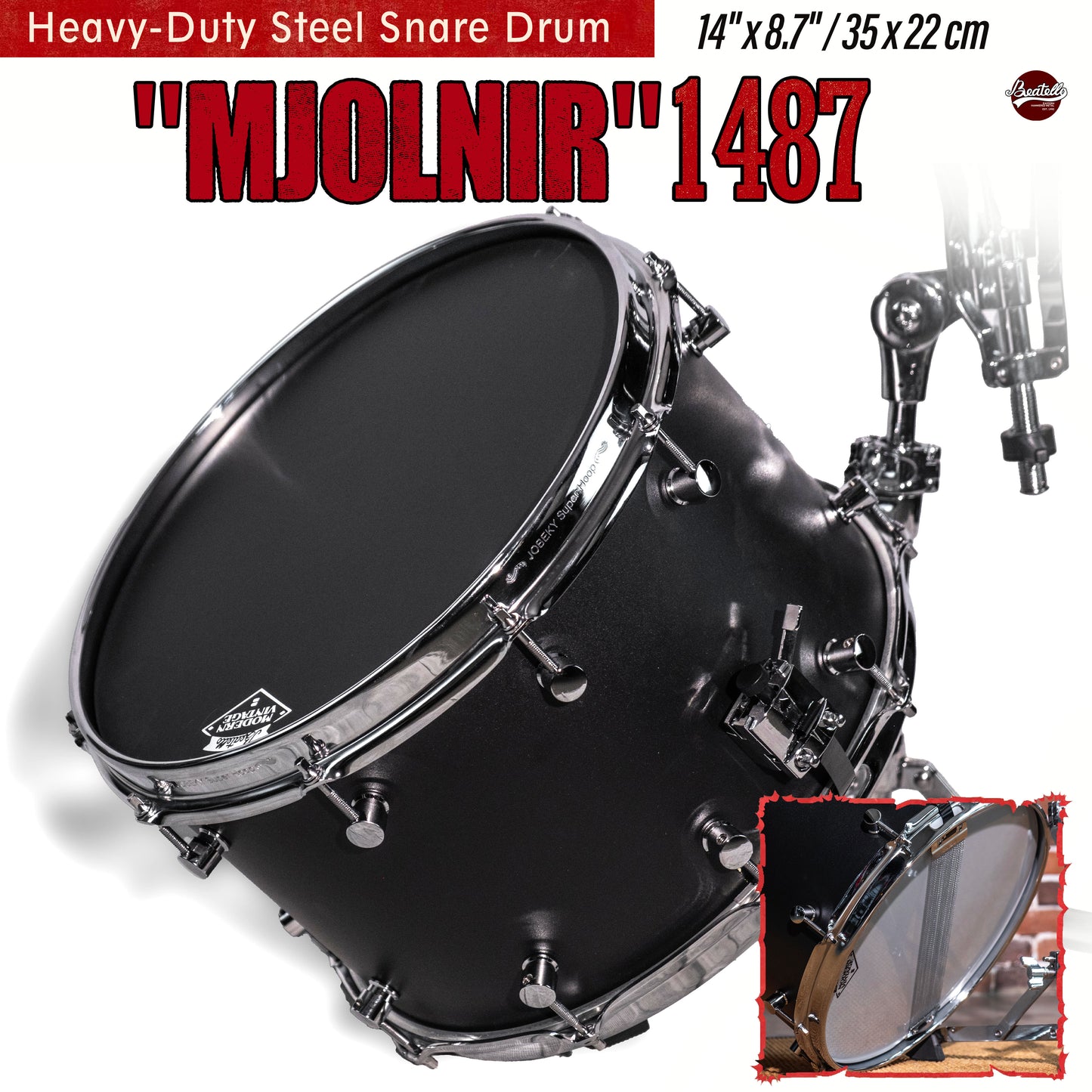 Mjolnir 1487 Snare Drum