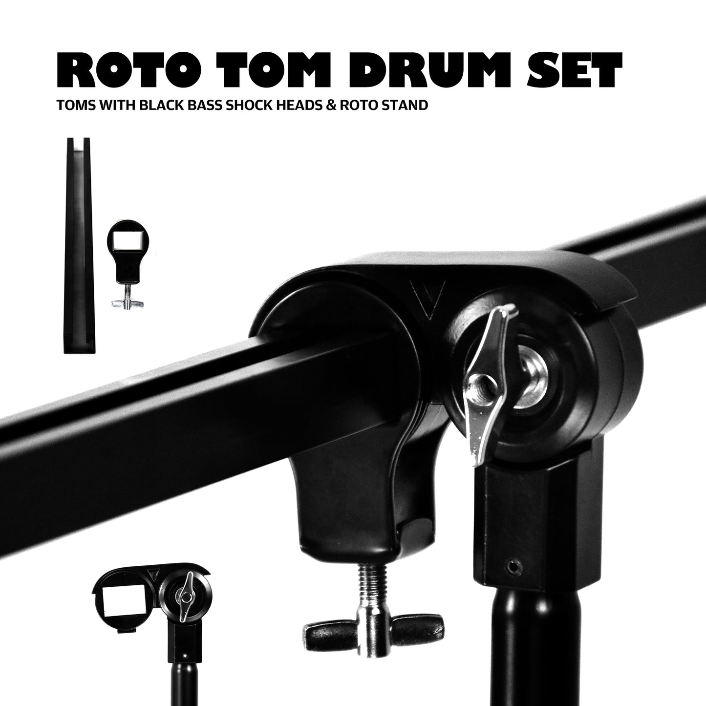 Beatello-Drums Roto Tom Drum Set （Upgraded version）