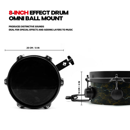 8-IN Snare Drum With a Gimbal Ball Drum