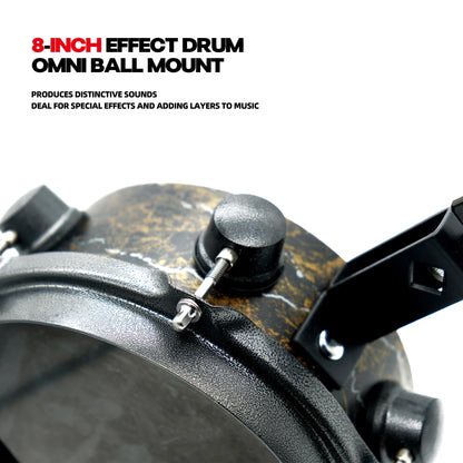 8-IN Snare Drum With a Gimbal Ball Drum