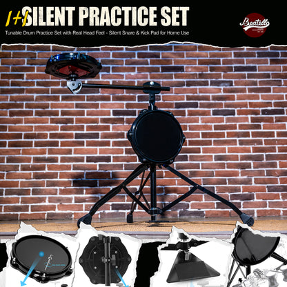 Tunable Drum Practice Pad Set