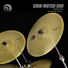 IZNiK-muted-900 BRASS Low Volume Cymbal Set