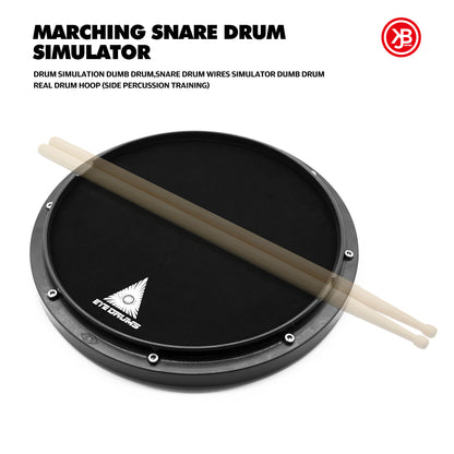 Beatello Marching Snare Drum Built-in 455 Steel Balls