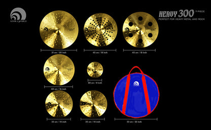 IZNIK Heavy 300 series Value Added Cymbal Set