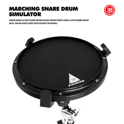Beatello Marching Snare Drum Built-in 455 Steel Balls