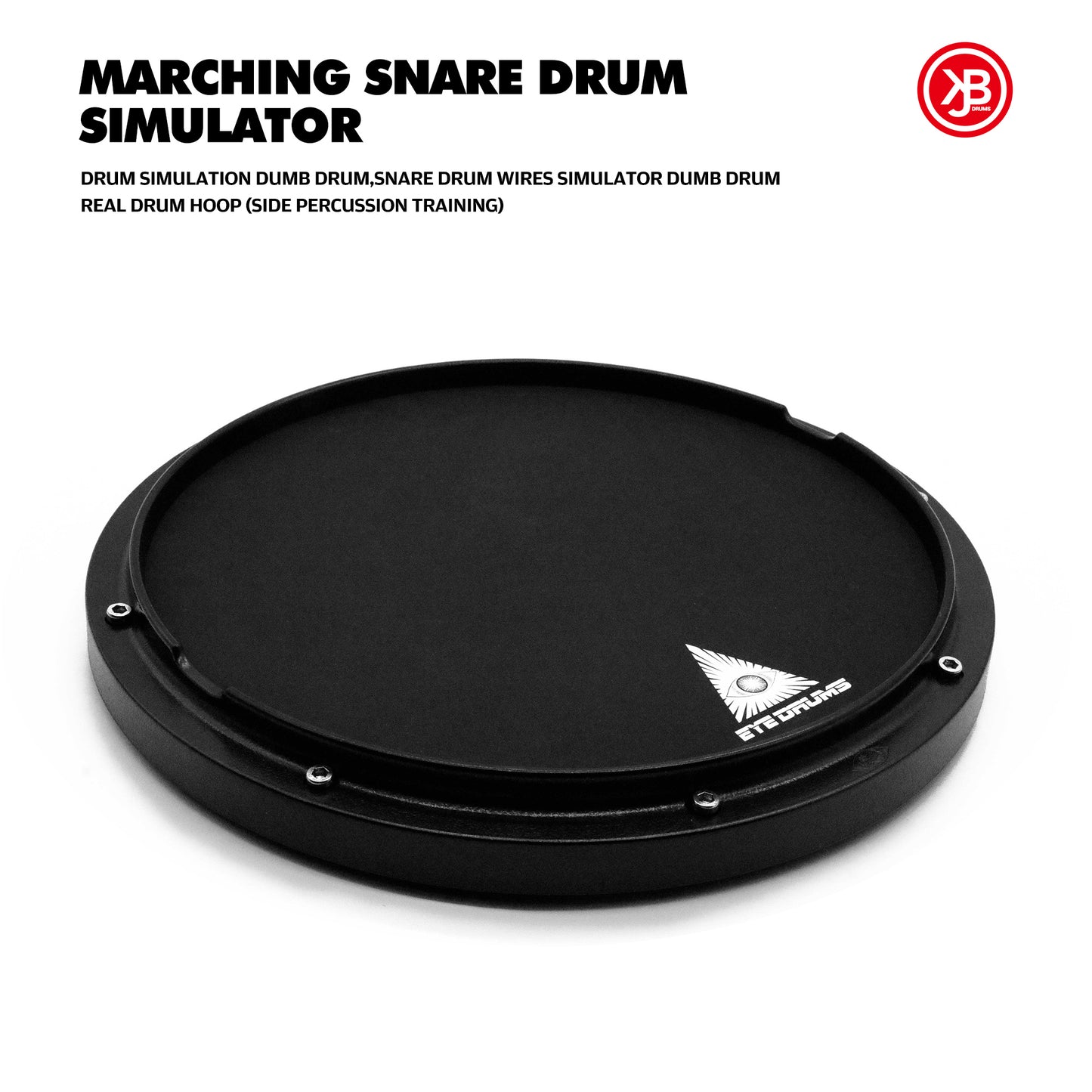 Beatello Marching Snare Drum Built-in 455 Steel Balls