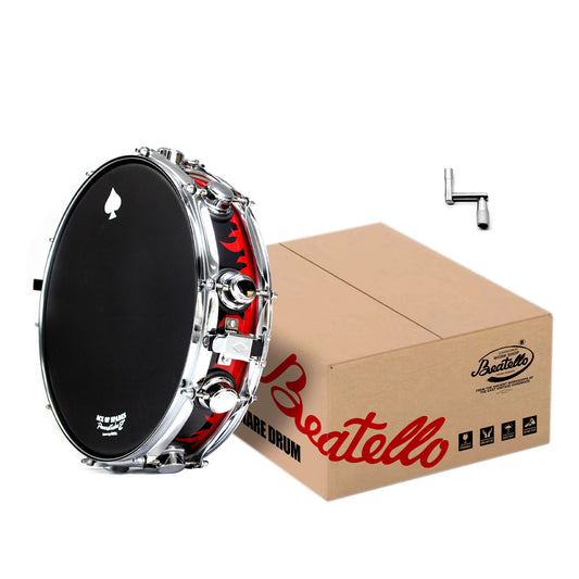 Beatello ACE 1404 (14" x 4") Basswood Shell Reggae Snare Drum