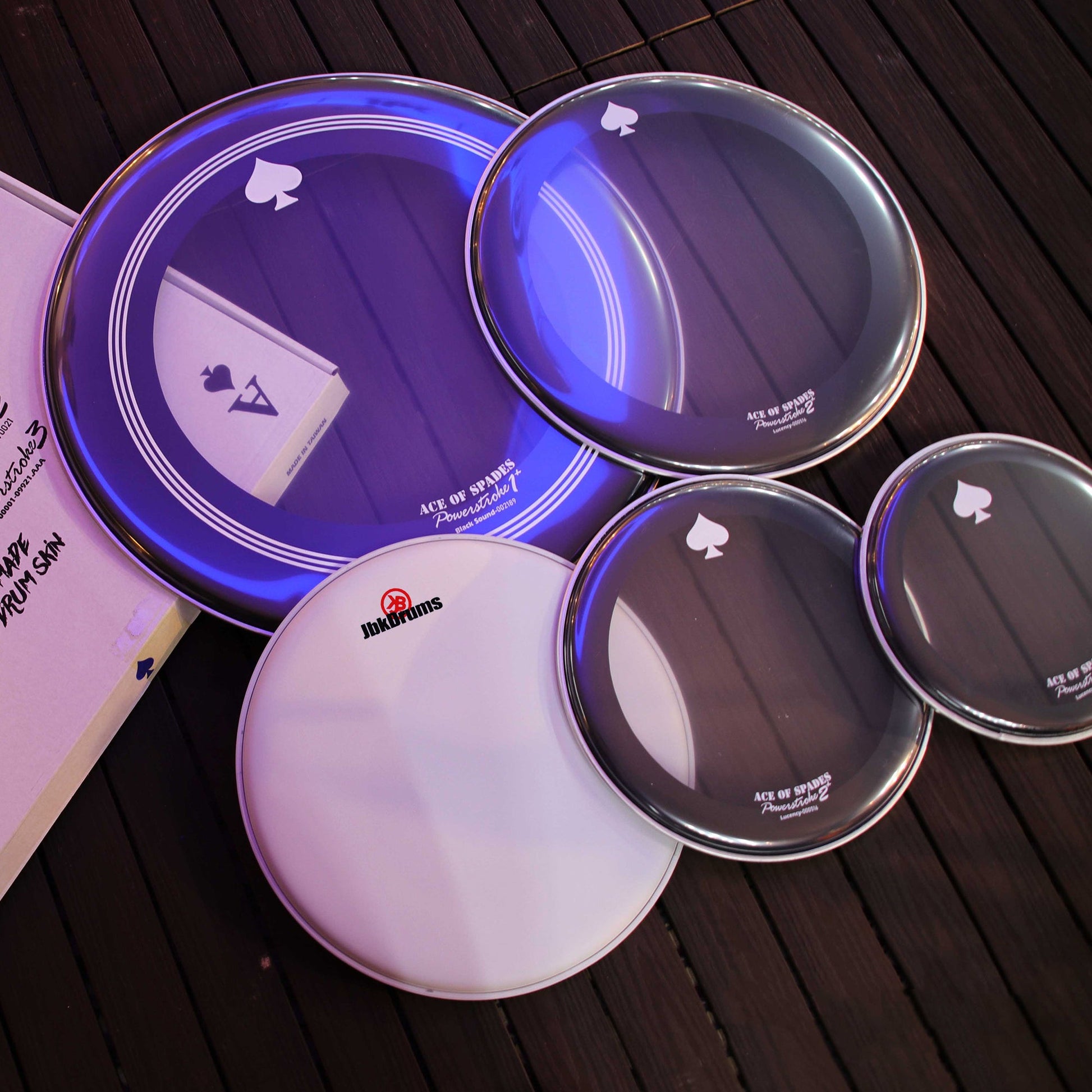 ACE OF SPADES Drumhead Set Beatello
