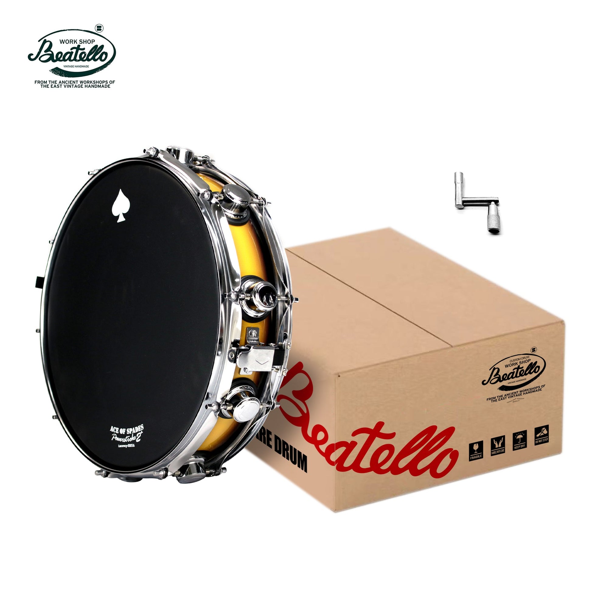 ACE 1404 Basswood Shell Reggae Snare Drum Beatello workshop